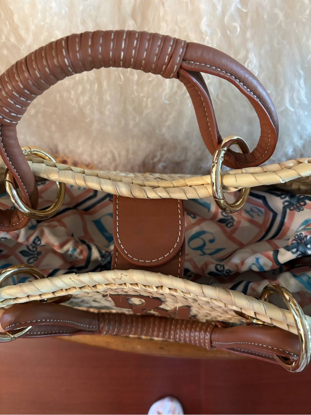Paris/64 Capazo Soho Cuervo Handmade Basket Bag Raffia - Picture 4 of 7